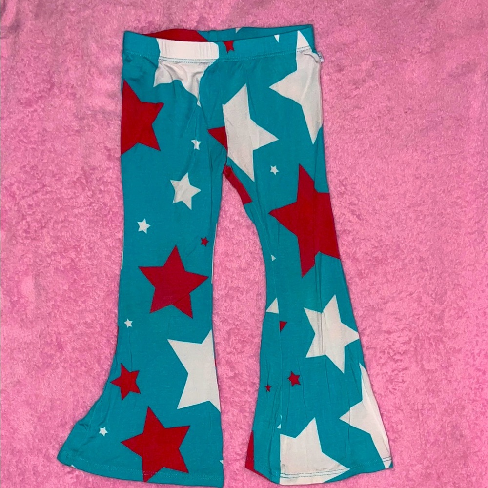 Posh Peanut star spangled bell bottoms 2T